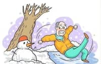 雪天路滑易摔倒！這份防摔倒秘籍一定用得上……